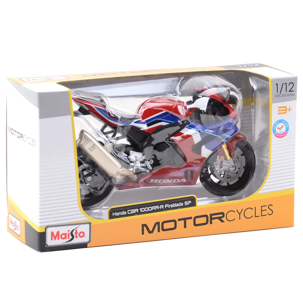 Mikchi Tu 1:12 модель мотоцикла Honda CBR1000RR-R Fireblade из сплава, имитация
