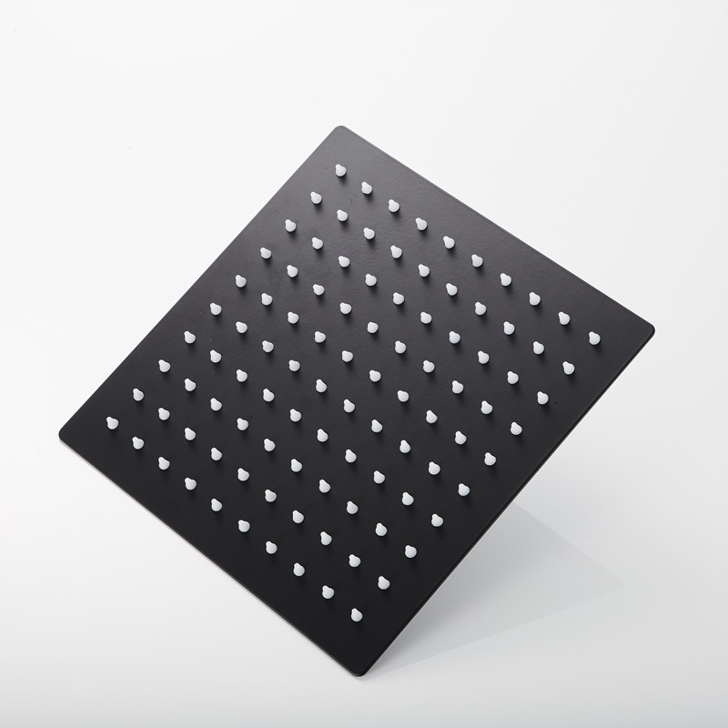 Top de acero inoxidable gran ducha de ducha de ducha de ducha presurizada un solo cabezal de ducha de ducha 4 puntos accesorios generales lotes de oro dibujado