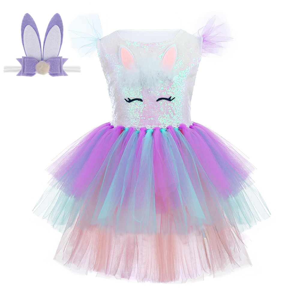 M282 фиолетовая юбка-тортик