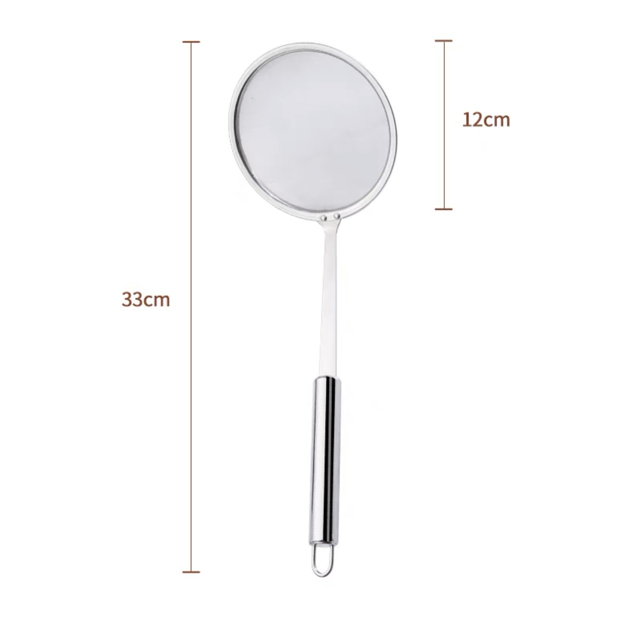 Colador de Malla para Aceite de Acero Inoxidable 304, Antideslizante y Anti-escaldado para Cocina