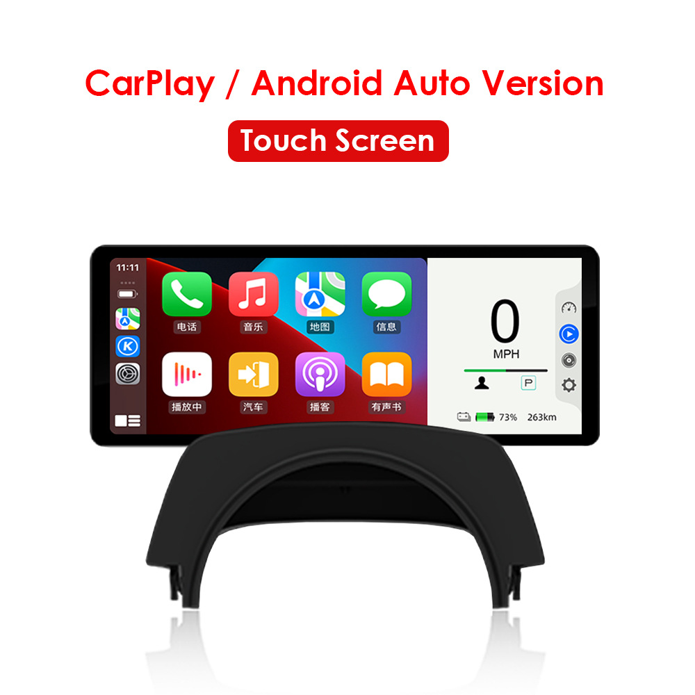 Suitable for Tesla Huanxin 3 Smart Ips Dashboard Reversing Image Supports Carplay High-Definition Display