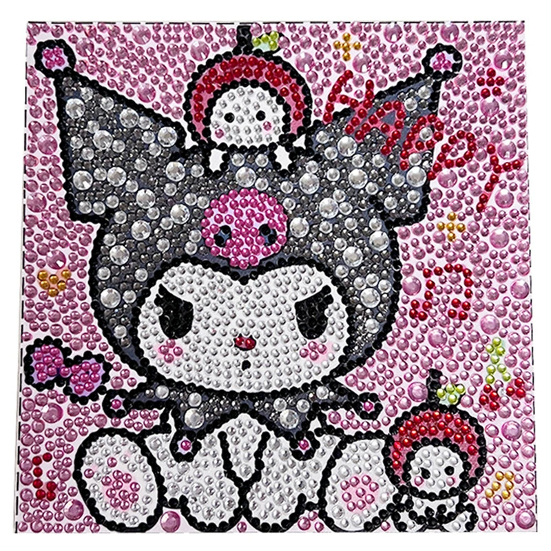 diamond painting (yumui) 15×15 cm diy full drill kit, kids festival gift, framed option