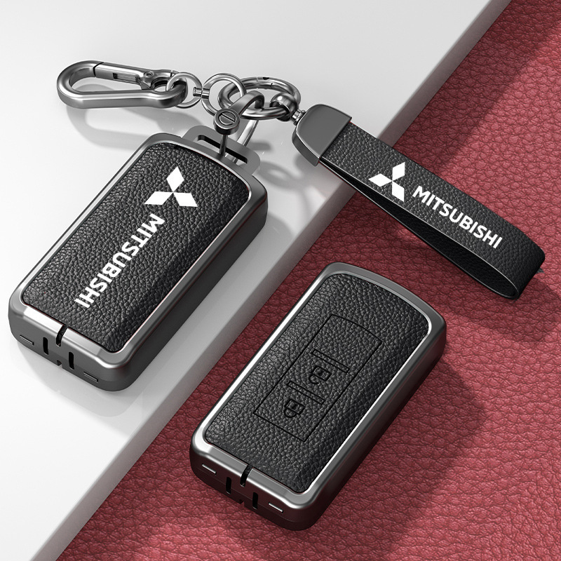 Suitable for Gac Mitsubishi Outlander Key Cover Special Asx Yige Wingman High-End Car Shell Buckle Bag for Men