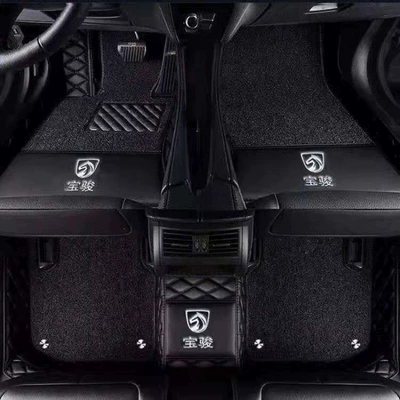 Modelə uyğun ayaqaltı – 360 630 complete set of - baojun-310-with-car-logo-double-layer-blackblack