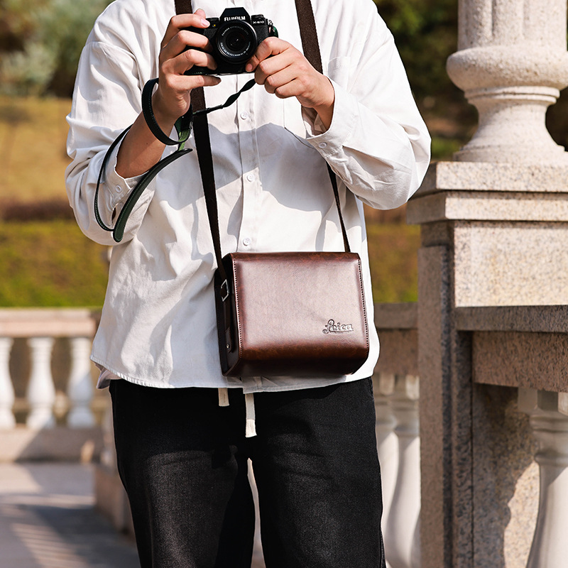 후지 XT30 XS10 XS20 XT4XT5 XH2S XE4 XPRO3 마이크로 단일 카메라 가방 가죽 케이스