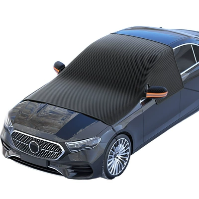 anti-freeze half-cover, car cover — Car snow shield