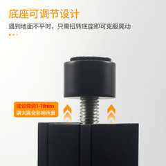 Factory Direct Selling Modern Simple Aluminum Alloy Furniture Support Leg Adjustable Kitchen Cabinet Leg Sofa Tea Table Support Leg