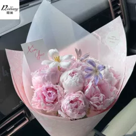 鲜花包装;织带;贺卡
