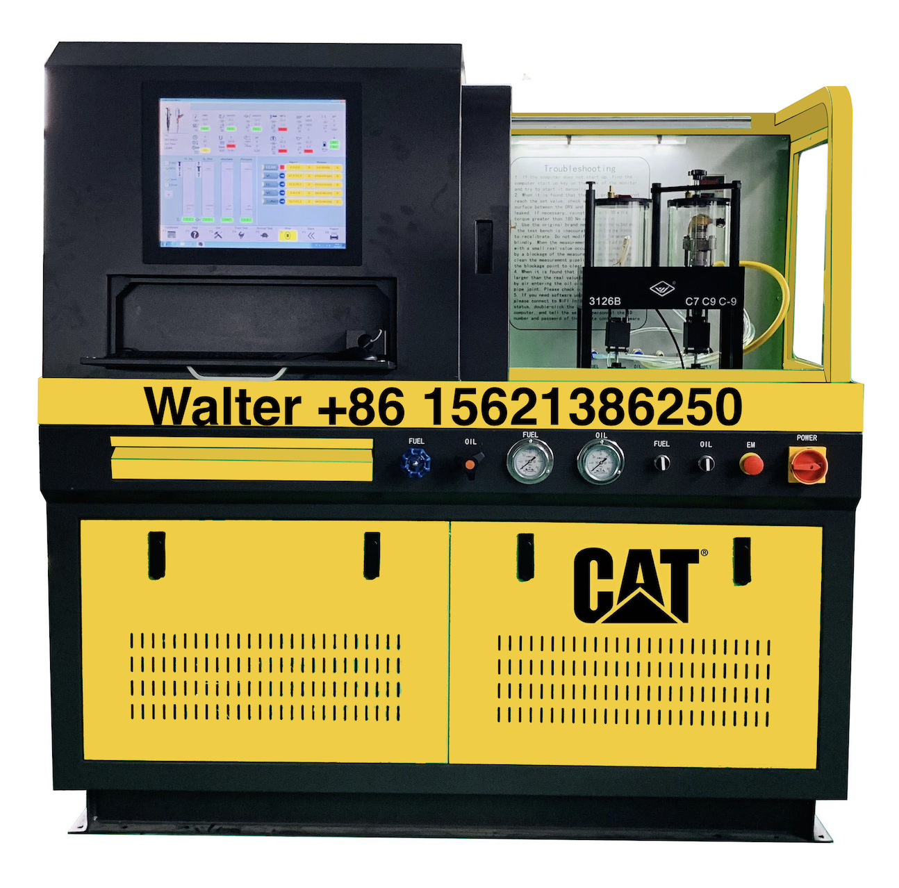 南泰CAT3100共轨试验台，C7 C9中压共轨试验台，标准数据出口品质