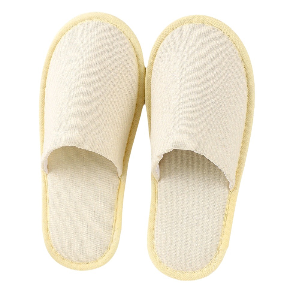 Disposable Slippers for B&Bs and Hotels, Thick-Soled Non-Slip Coral Velvet Slippers for Home Use and Hospitality, Disposable Slippers for Hotels