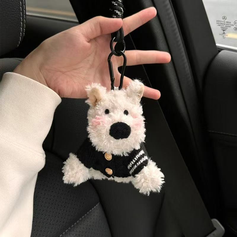 新商品の西高地のサングラスの子犬の公の子の包みはかばんを掛けて装飾します。|undefined