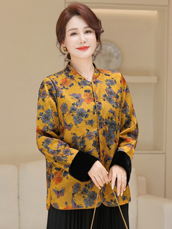 时尚女装大码休闲外套女40-60岁女士秋2025年女装中年妈妈装衣服|undefined