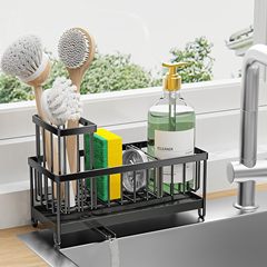 クロスボーダーキッチン収納ラック食器洗いスポンジ雑巾収納シンク排水バスケットカウンタートップ多機能収納ラック