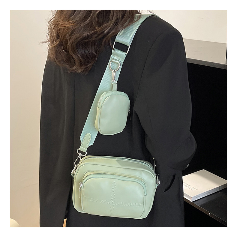 Nowa, mała, popularna torba listonoszka Baigou Box Nylon na jedno ramię dla kobiet_voghion.com