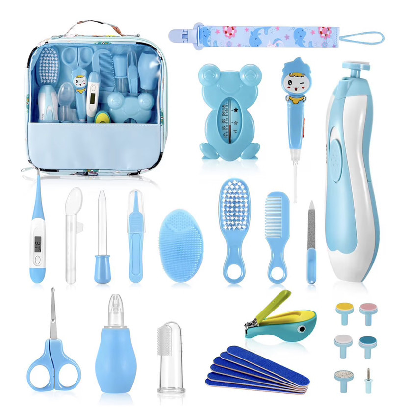 Foreign Trade Baby Nail Clipper Set, Baby Nail Clippers, Water Thermometer, Care Tools, Comb, Care Set, Care Kit