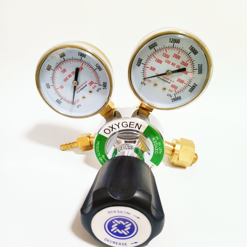 直供外贸全铜锌盖美式氧气表氧气减压器CGA540乙炔减压阀CGA300