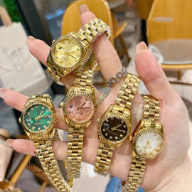 名表石英手表女男代发微商劳力家士系列时尚潮流钢带手表女