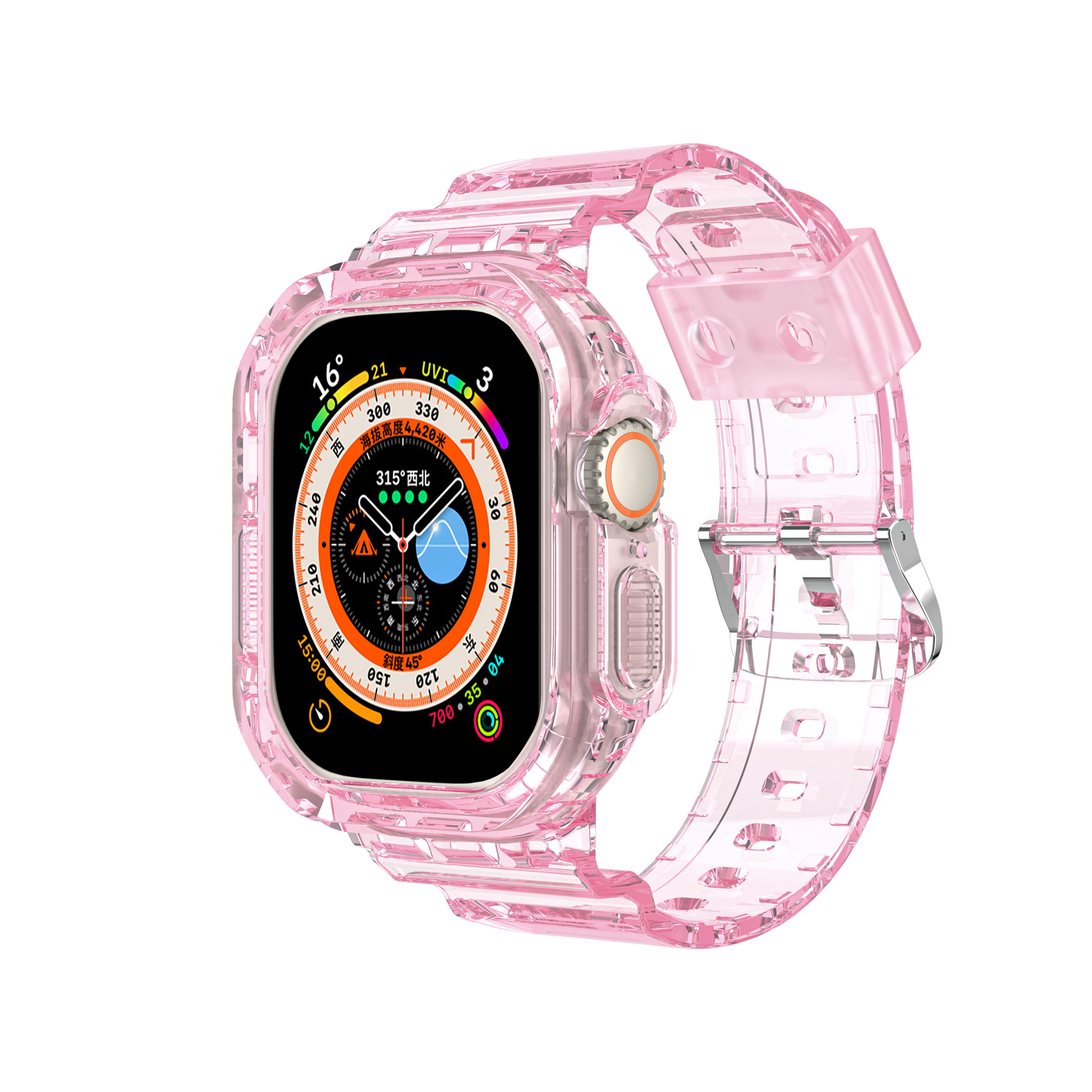 Adecuado para Apple 7 8 generaciones Iwatch correa de reloj Apple reloj todo en uno correa de reloj TPU Apple S10