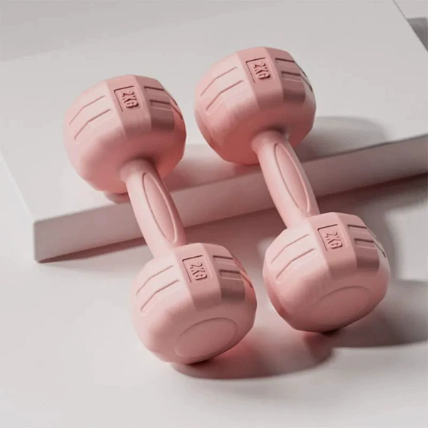 Soft powder (title small dumbbells/non-slip) 4KG (2KG two) [Shape training]
