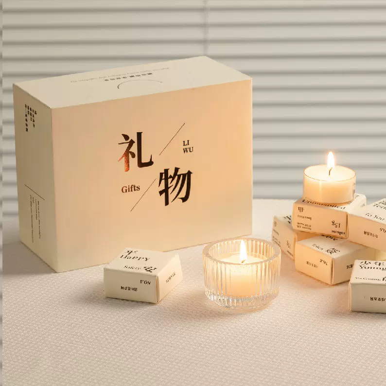 香里藏诗香薰蜡烛礼盒室内无烟蜡烛生日礼物送女朋友伴手礼物套装