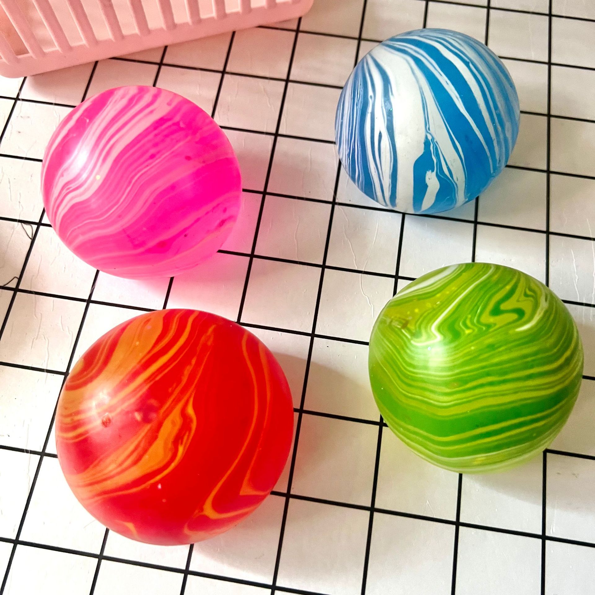 Amazon's New Flow Ball Maltose Slow Rebound Decompression Pinch Grip Ball Decompression Toy