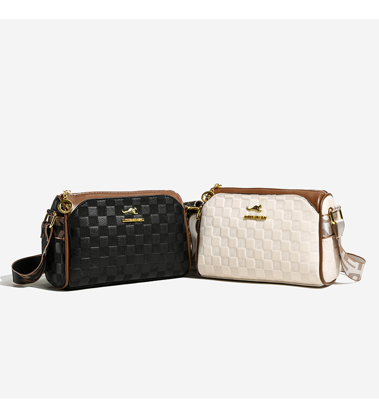 Shoulder Bag for Women New Fashion Top Quality Embossed Vintage Classic Crossbody Bag Versatile Wide Shoulder Strap Pillow Bag_voghion.com