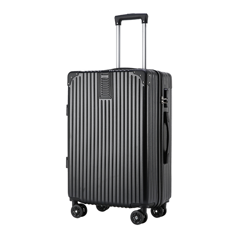 Maleta con ruedas universales, maleta con ruedas para estudiantes, maleta de 20 pulgadas, maleta de viaje, maleta con cerradura de código de embarque, maleta de cuero de gran capacidad.