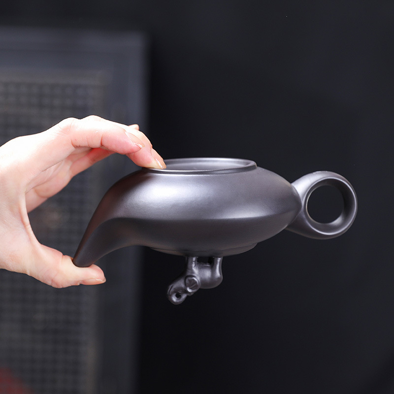 Raw Ore Purple Clay Fengming Teapot for Black Tea, Modern Minimalist Purple Clay Tea Set, Popular on Tiktok, Household Tea Brewing Pot, Dropshipping Raw Ore Purple Clay Fengming Teapot for Black Tea, Modern Minimalist Purple Clay Tea Set, Popular on Tiktok, Household Tea Brewing Pot, Dropshipping
