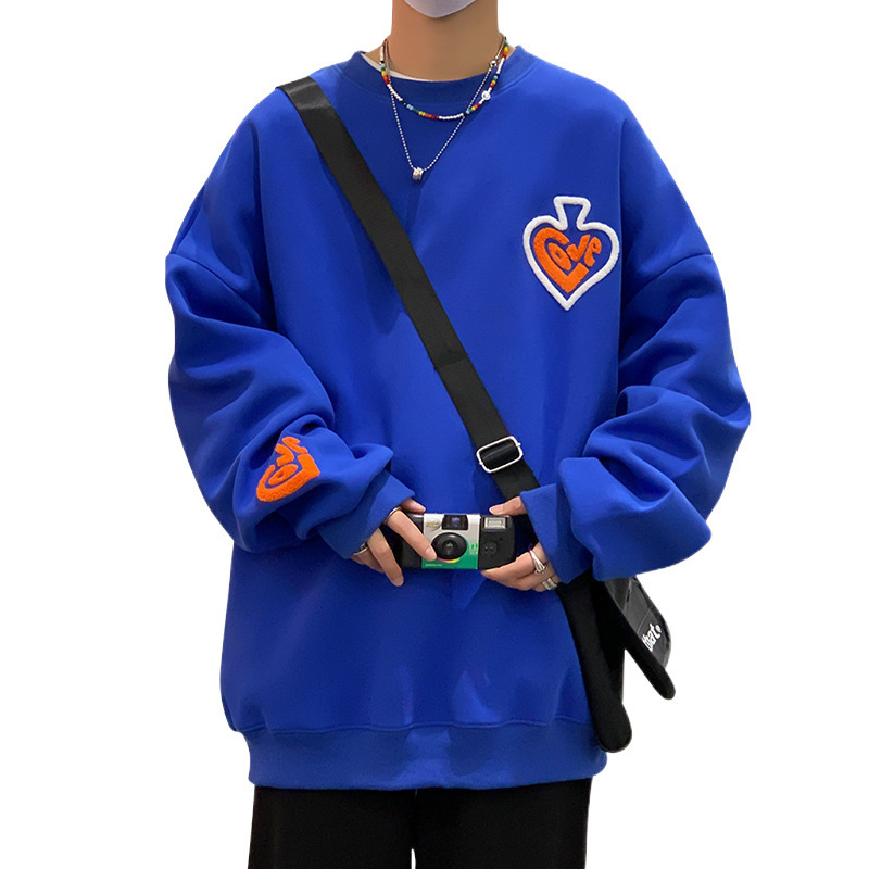 Chaqueta de cuello redondo para hombres in ropa de moda primavera y otoño 2022 nuevo tipo de chicos suelta y versátil sin sombrero chaqueta de pareja