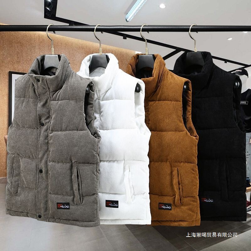 2024 Corduroy Vest for Men, Autumn and Winter Thickened Warm Vest, Workwear Casual Versatile Jacket 2024 Corduroy Vest for Men, Autumn and Winter Thickened Warm Vest, Workwear Casual Versatile Jacket