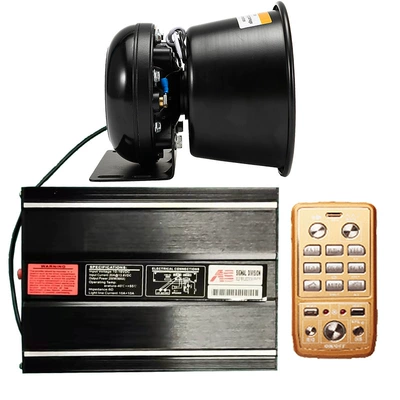 Wireless car siren and Car horn/tweeter - as7200ng-main-unit-round-speaker-set-12v