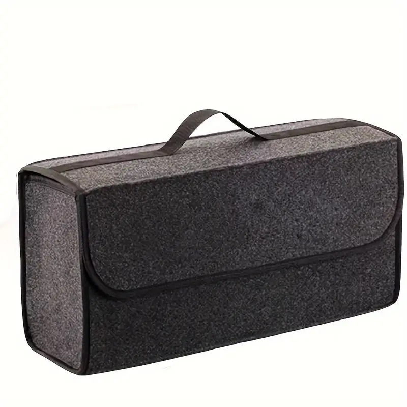 Bolsa de almacenamiento de fieltro para el maletero de automóviles transfronterizos, bolsa de almacenamiento de acabado, caja de almacenamiento plegable, paquete de herramientas de mano