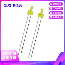2mm 黄发黄高平头长脚  F3黄发黄 高平头 led平头发光二极管