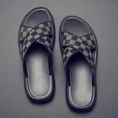 Men's Slip-on Fashion Summer 2023 New Male Open-toe Deodorant Summer Outdoor Shoes Casual Sporty Slippers