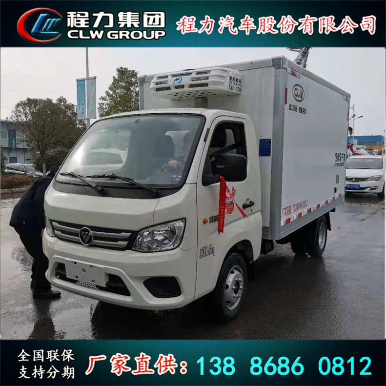 4.2 Futian Xiangling M1 verduras y frutas frescas refrigerador pequeño coche de marca arroz azul fábrica de suministro directo de apoyo a la etapa