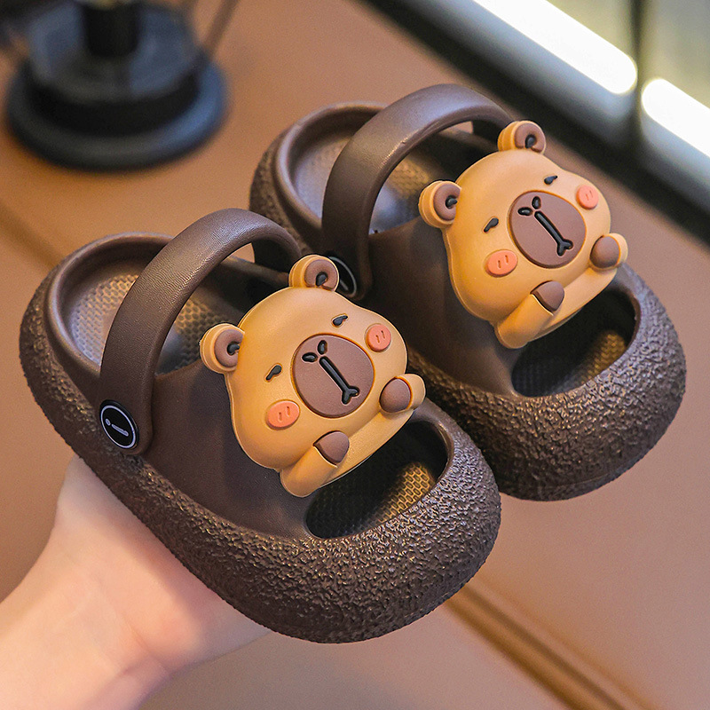 Zapatillas infantiles verano niños 1 - 3 años 2 anti-deslizante bebés niños bañar zapatillas frescas bebés zapatos agujeros de niñas