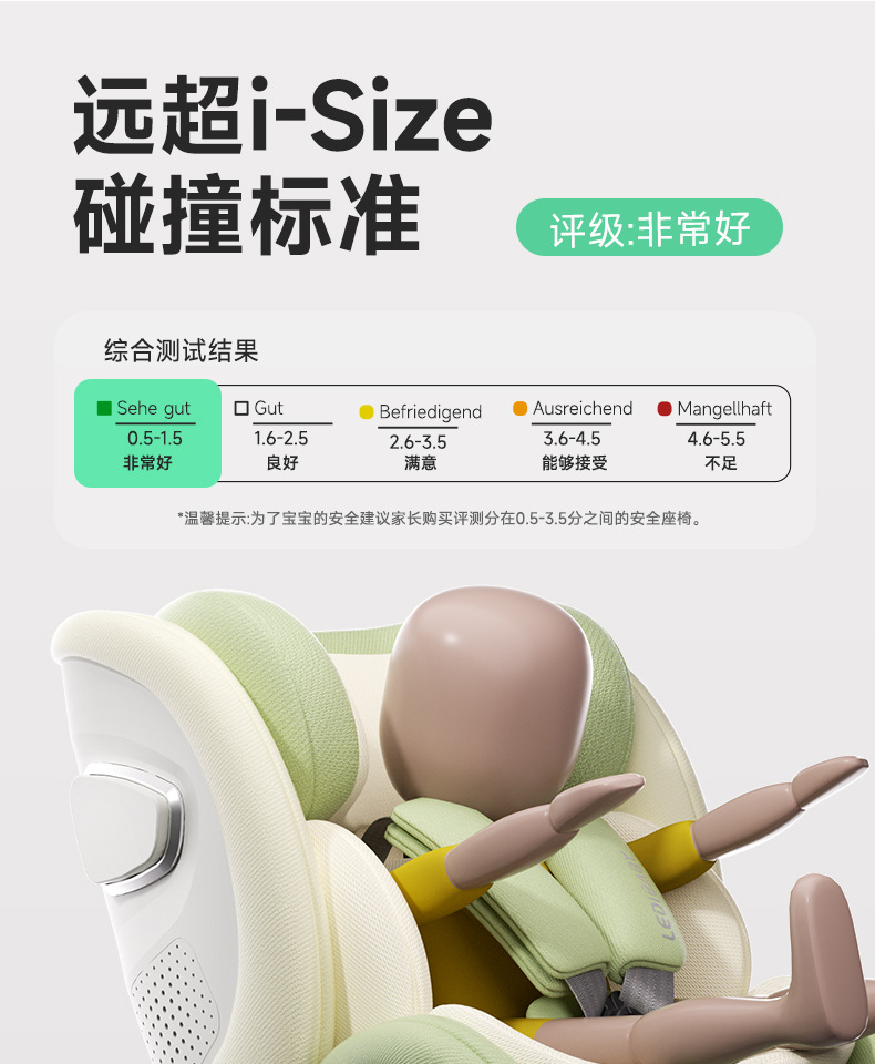 Leti Baby Space Capsule Pro+ Kids Safety Seat Baby Car for 0-12 Years Old