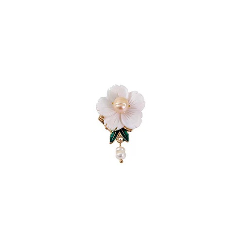Ancient fan pipa brooch high-end niche corsage hairpin retro high-end pin clothing accessories wholesale women