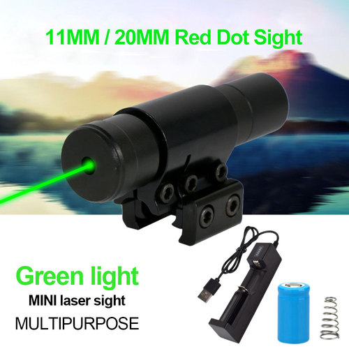 802 Green Laser Sight Manual Lock-infrared Laser Sight Metal Mini Dot Laser Pointer