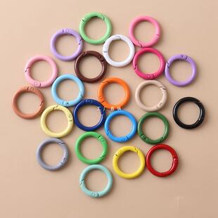 25MM��ɫ耳׿�Ȧ�hdiy���ɿ۽���耳׿ۭhСȦ��ɫ�h�ۈA��Ȧ�h