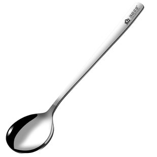 ✅ 304 Stainless Steel 316 Spoon Small Soup Spoon Long Handle Korean Household Thickeneded Mixing Spoon Kidsren's Spoon Eating Soup
