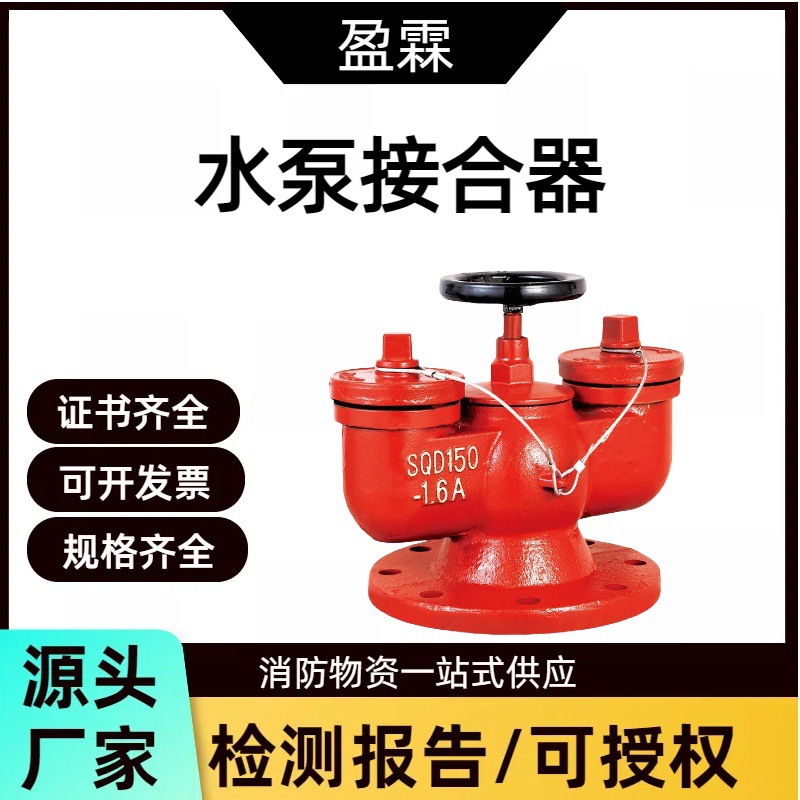 盈霖水泵接多功能合器墙式水泵接合器简易水泵地上地下式消防