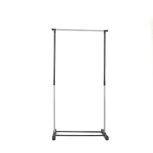 实用简约多功能衣架单杠不可伸缩家用落地不锈钢可移动衣架