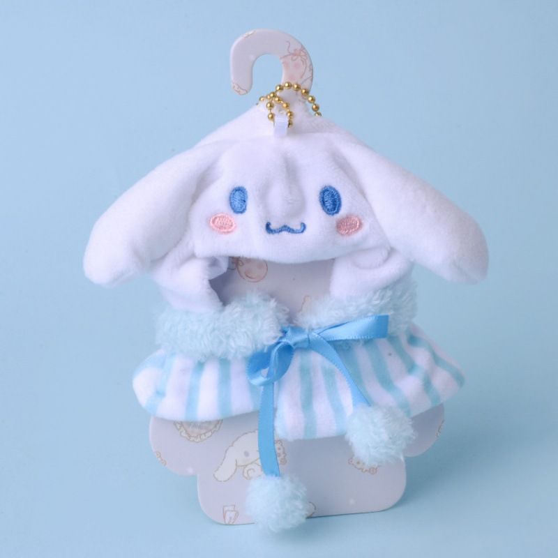10cm ropa de bebé ropa de muñeca linda de la historieta ropa de Sanrio coolomi melodía capa de felpa ropa de decoración