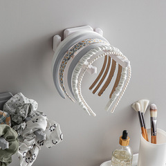 Hair tie organizer for student dormitory, head accessory hair accessory storage rack, bathroom and shower storage rack, wall-mounted foldable shelf