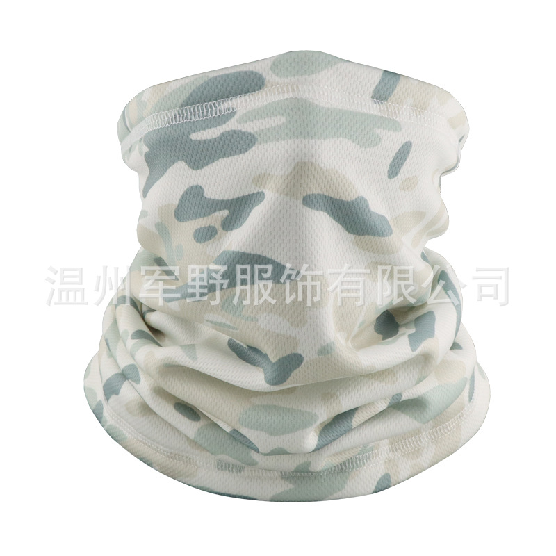 Camuflamiento y veludo turbante de invierno máscara de ciclismo al aire libre máscara de cuello caliente de invierno deportivo cubierta de cabeza transfronteriza