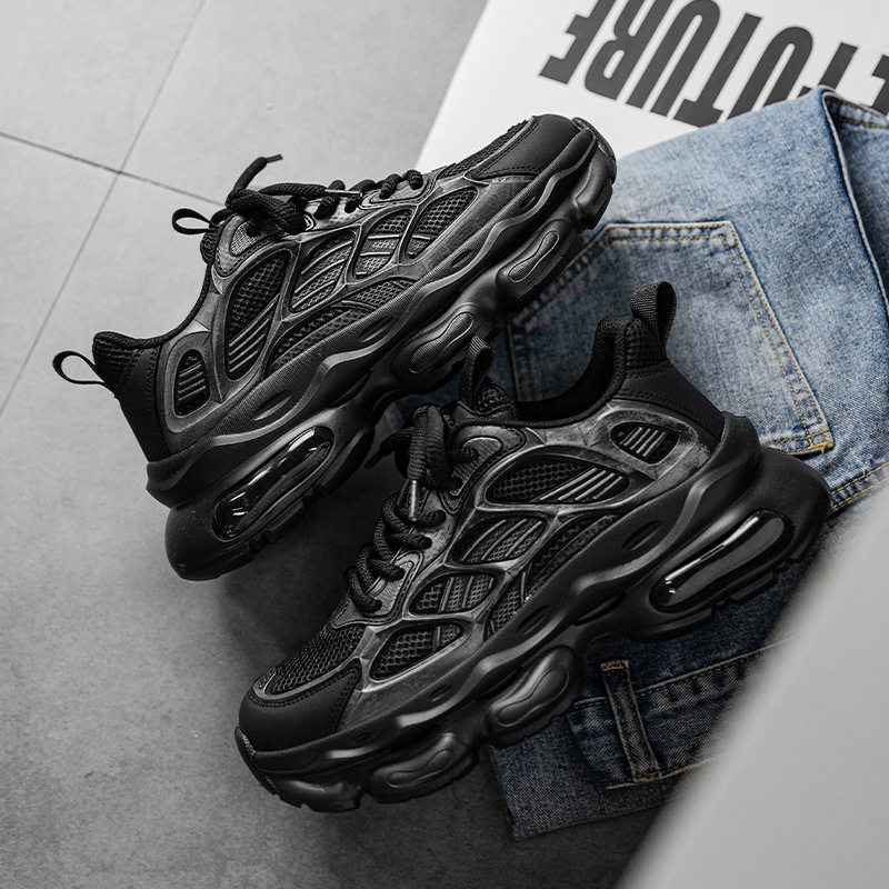Giày sneaker nam cổ thấp buộc dây đế dày bọc da phong cách thời trang, giày thể thao tăng chiều cao — Cà phê ZS-F 8965m, ZS-F8965 Xingka, ZS-F8965 màu đen