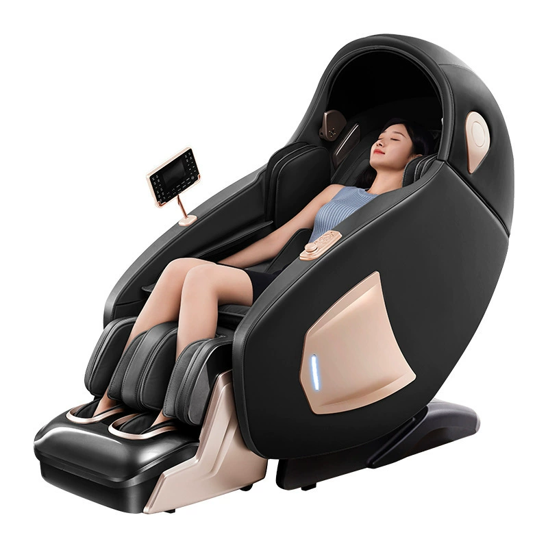 Массажное кресло 4D с двойным движением, SL‑направляющая, полнотелесное, с AI‑голосом, капсула