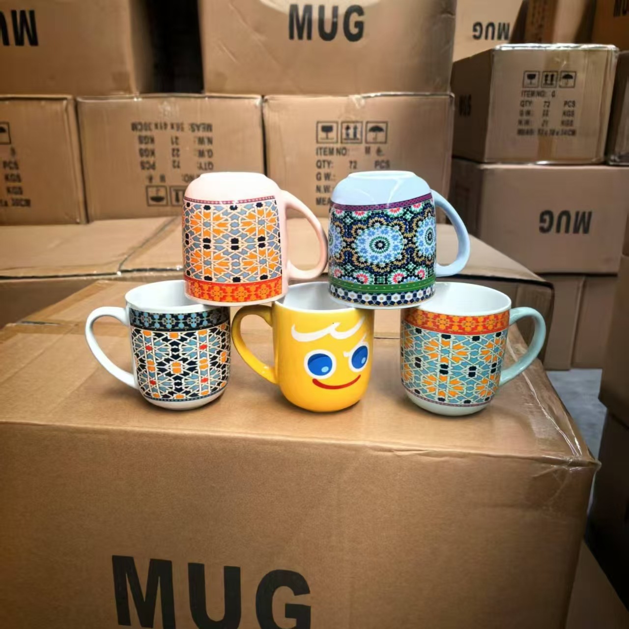 Taza de cerámica de gran capacidad taza de agua estilo Palacio taza de café lindo taza de leche taza pareja