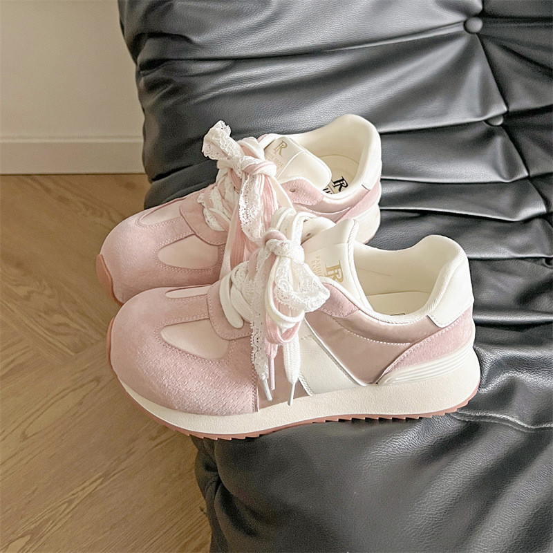 Ballet de encaje no-pantalón Argan De zapatos de entrenamiento 2025 nuevo estilo primavera y otoño con pantalones de piernas largas zapatillas deportivas púrpura image 10